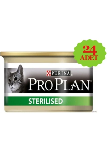 Pro Plan Steril Somon Kedi Maması 85 GRX24 Adet