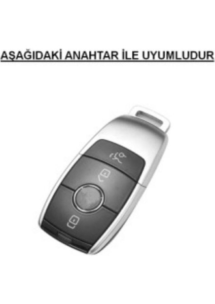 Mercedes C180 C200 Glc Cla Cle Amg W205 W213 W222 E200 300 Deri Anahtar Kılıfı ve Örgü Anahtarlık