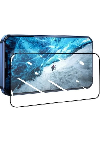 Apple iphone Xs Max Tam Kaplayan Darbe Dayanıklı Parlak Esnek Kırılmaz Ekran Koruyucu