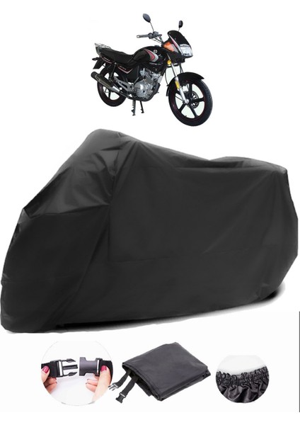 Arora Ar 125-43 Yebere Siyah Motosiklet Branda Su Geçirmez Dayanıklı Kumaş