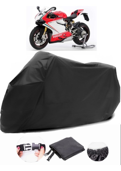 Ducati Panigale 1199 S Siyah Motosiklet Branda Su Geçirmez Dayanıklı Kumaş