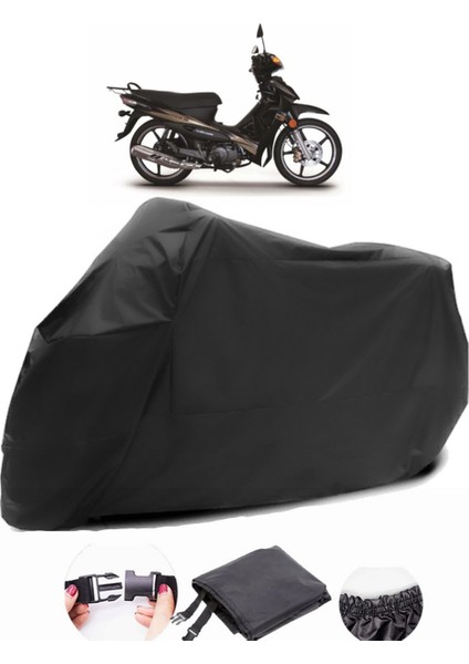 Rks Jaguar 100 Siyah Motosiklet Branda Su Geçirmez Dayanıklı Kumaş