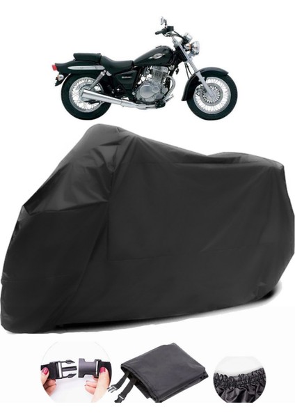 Suzuki Katana Marauder 250 Siyah Motosiklet Branda Su Geçirmez Dayanıklı Kumaş