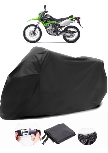 Kawasaki Klx 250 Siyah Motosiklet Branda Su Geçirmez Dayanıklı Kumaş