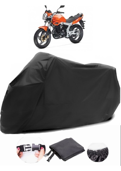 Kanuni Gt 170 Siyah Motosiklet Branda Su Geçirmez Dayanıklı Kumaş