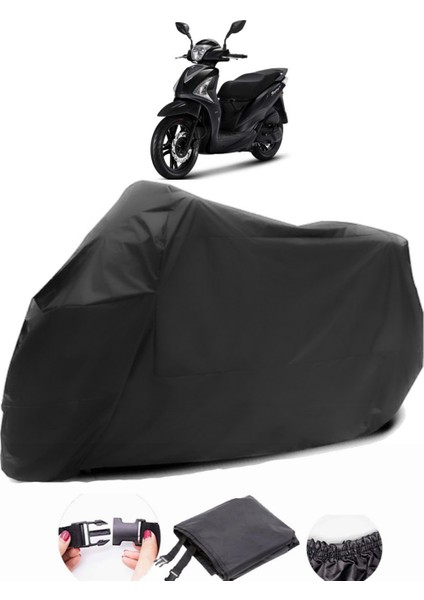Sym Symphony St 125 Siyah Motosiklet Branda Su Geçirmez Dayanıklı Kumaş