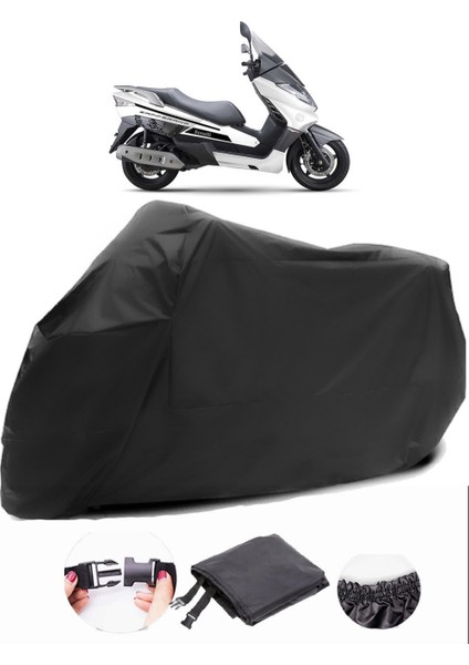Benelli Zafferano Siyah Motosiklet Branda Su Geçirmez Dayanıklı Kumaş