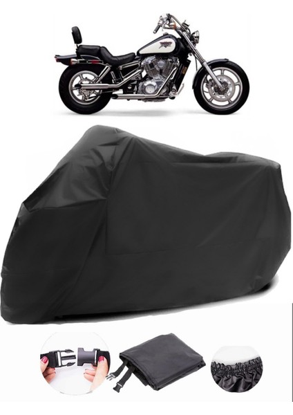 Honda Vt 1100 Shadow Siyah Motosiklet Branda Su Geçirmez Dayanıklı Kumaş