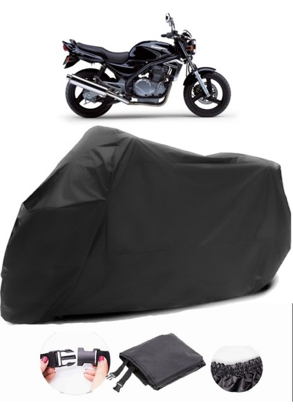 Kawasaki Er-5 Siyah Motosiklet Branda Su Geçirmez Dayanıklı Kumaş