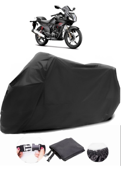 Hero Karizma Siyah Motosiklet Branda Su Geçirmez Dayanıklı Kumaş