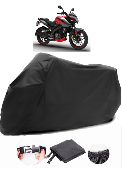 Bajaj Pulsar Ns 200 Abs Siyah Motosiklet Branda Su Geçirmez Dayanıklı Kumaş