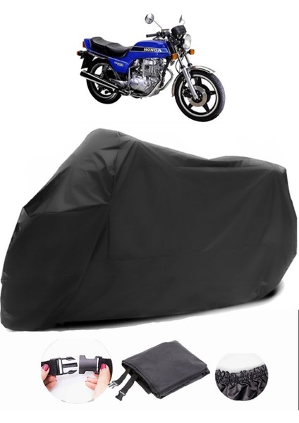 Honda Cb 250 Siyah Motosiklet Branda Su Geçirmez Dayanıklı Kumaş