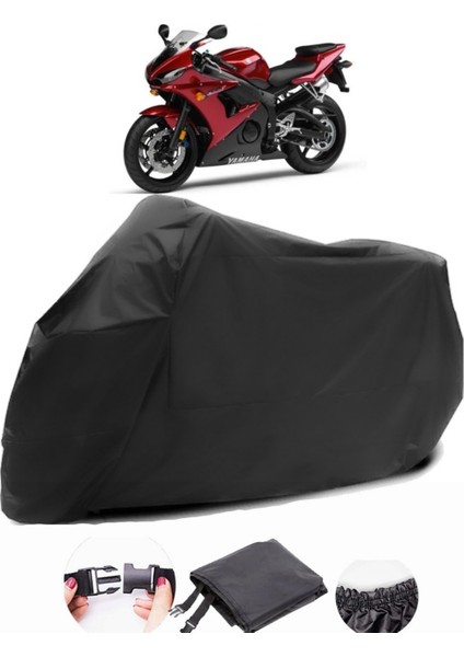 Yamaha Yzf R6S Siyah Motosiklet Branda Su Geçirmez Dayanıklı Kumaş