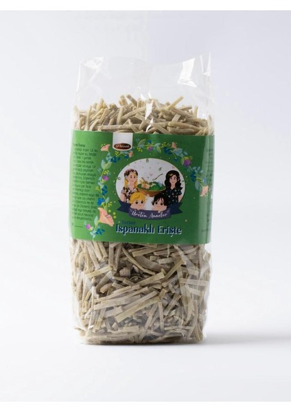 Tuzsuz Ispanaklı Erişte 500 gr
