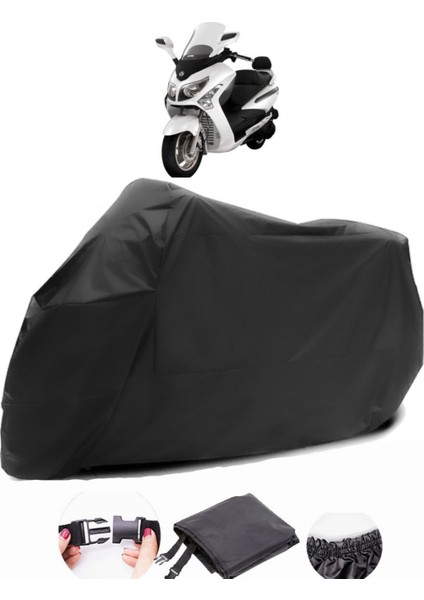 Sym Gts 250I Evo Siyah Motosiklet Branda Su Geçirmez Dayanıklı Kumaş