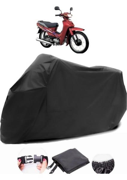 Yamaha Crypton Siyah Motosiklet Branda Su Geçirmez Dayanıklı Kumaş