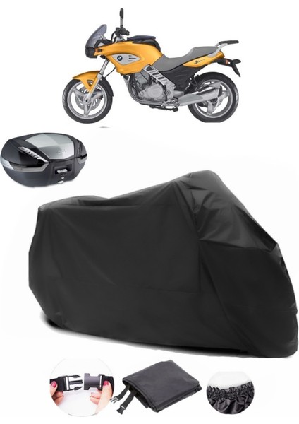 Bmw F 650 Cs Siyah Arka Çanta Uyumlu Motosiklet Branda Su Geçirmez Dayanıklı Kumaş