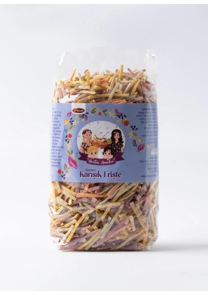 Karışık Sebzeli Erişte 500 Gr