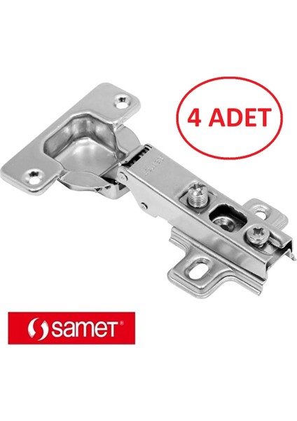 Master Frenli Dolap Kapak Menteşesi - 4 ADET