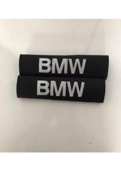 Bmw Nakışlı Deri 1 Çift Boyun Yastık ve 1 Çift Kemer Pedi fiyatları
