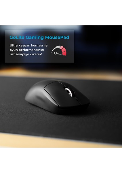 22X18 Mouse Pad Gaming Mousepad Kaymaz Taban Oyuncu Mouse Fare Altlığı Siyah Small - S