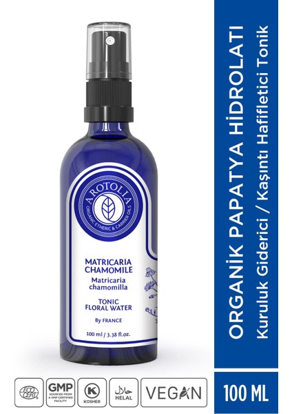 Organik Papatya Hidrolatı Tonik 100 ml