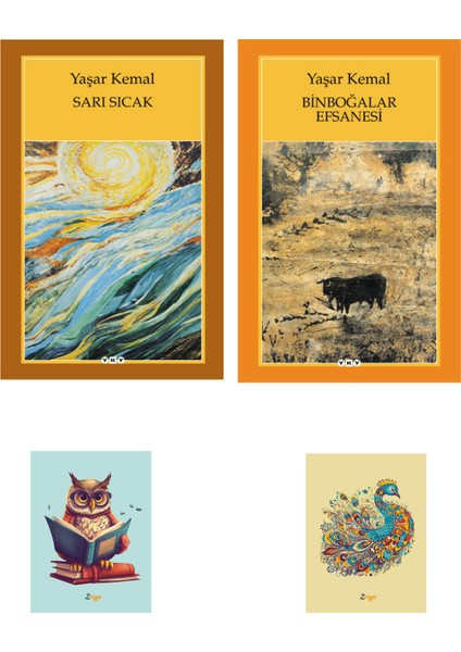 Sarı Sıcak - Binboğalar Efsanesi - Yaşar Kemal + Not Defterli seti