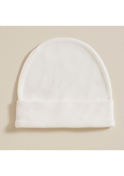 Baloon Yenidoğan Şapka Ekru