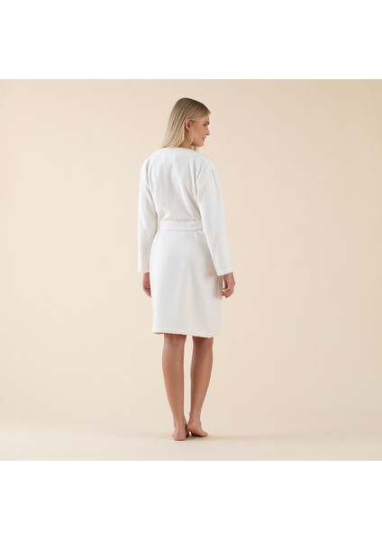 Silve Woman Bathrobe Ekru modelleri
