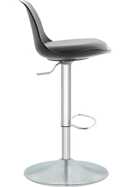 Nadya Bar Sandalyesi - Gri Deri - 9537S0125 fiyatları