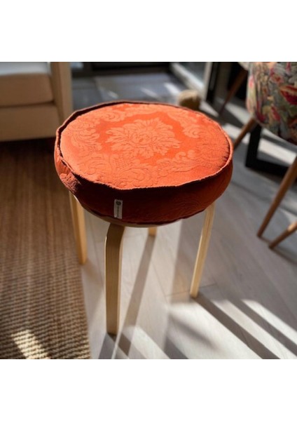Renkli Damask Desen Dekoratif Meditasyon Kırlent