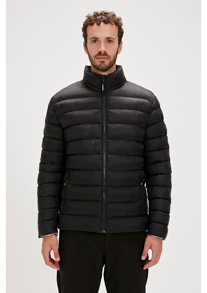 Boos Puffer Siyah Erkek Mont