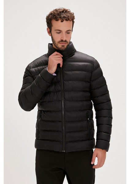 Boos Puffer Siyah Erkek Mont