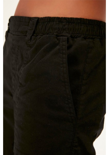 Lara Cargo Sweatpants Siyah Kadın Pantolon fırsatları