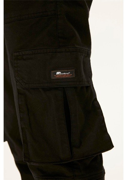 Lara Cargo Sweatpants Siyah Kadın Pantolon indirimleri