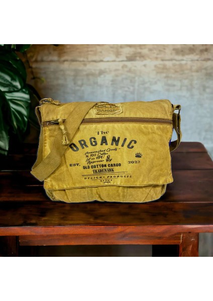 Kaliteli Vintage Eskitme Salaş Postacı Çantası Mulater Bag Oil 8128 8128-MULATEROIL
