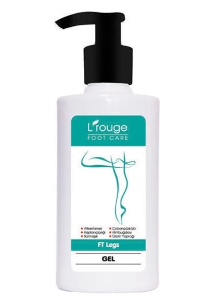 L’rouge Ft Legs Gel Bacakların Canlanmasını ve Rahatlamasını Sağlamaya Yardımcı Bakım Jeli