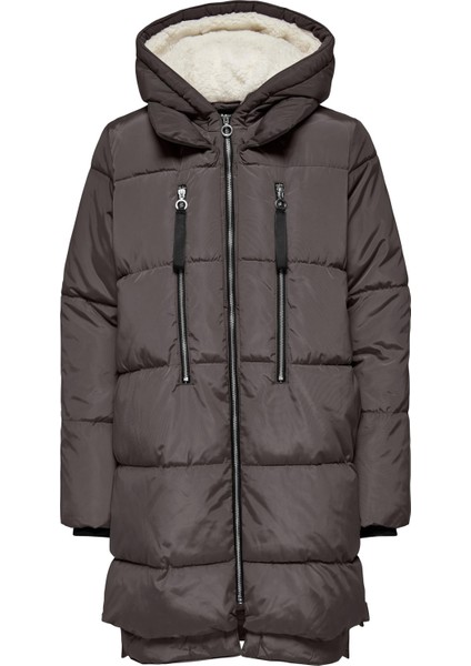 New Nora Kadın Gri Mont (15304792-PK)