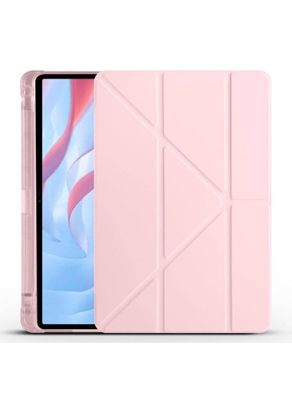 Huawei Honor X8 Pro 11.5inç Kılıf Kalem Bölmeli Trifolding Case