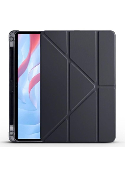 Huawei Honor X8 Pro 11.5inç Kılıf Kalem Bölmeli Trifolding Case