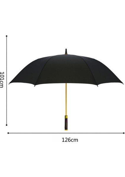 Mdsj 27 Inç Golf Su Geçirmez Kılıf Otomatik Şemsiye Vinil Uzun Saplı Iş Şemsiye (Yurt Dışından)