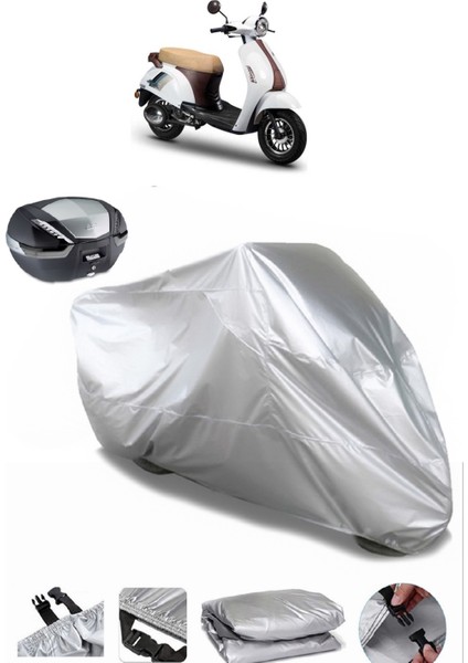 Motoran Allegro Arka Çanta Uyumlu Motosiklet Brandası Lüx Premium Kalite