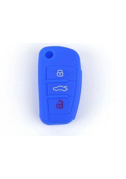 Audi A1 A3 A4 A5A 6A A7 Q3 Q5 Q7 Silikon Anahtar Koruma Kılıfı