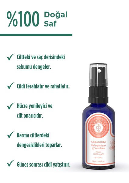 Organik Itır Hidrolatı Tonik 50 ml