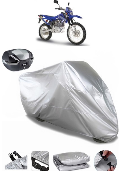 Kanuni Cross 250 Arka Çanta Uyumlu Motosiklet Brandası Lüx Premium Kalite
