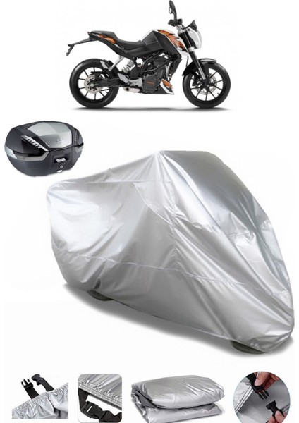 Ktm 200 Duke Abs Arka Çanta Uyumlu Motosiklet Brandası Lüx Premium Kalite