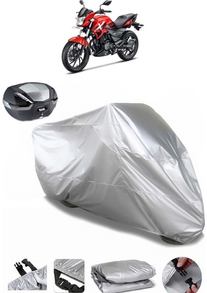 Hero Hunk 200R Arka Çanta Uyumlu Motosiklet Brandası Lüx Premium Kalite