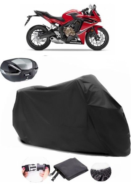 Honda Cbr 600 F Siyah Arka Çanta Uyumlu Motosiklet Branda Lüx Premium Kalite
