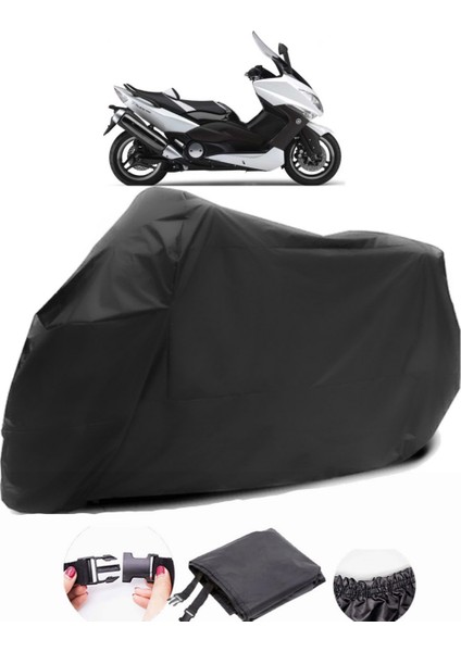 Yamaha Tmax 500 Siyah Motosiklet Branda Lüx Premium Kalite