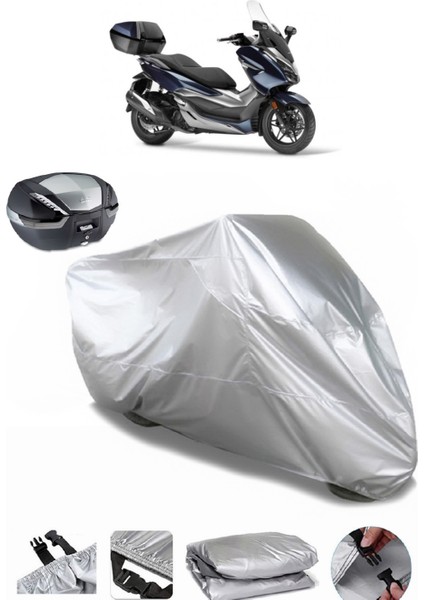 Honda NSS250 Forza Arka Çanta Uyumlu Motosiklet Brandası Lüx Premium Kalite
